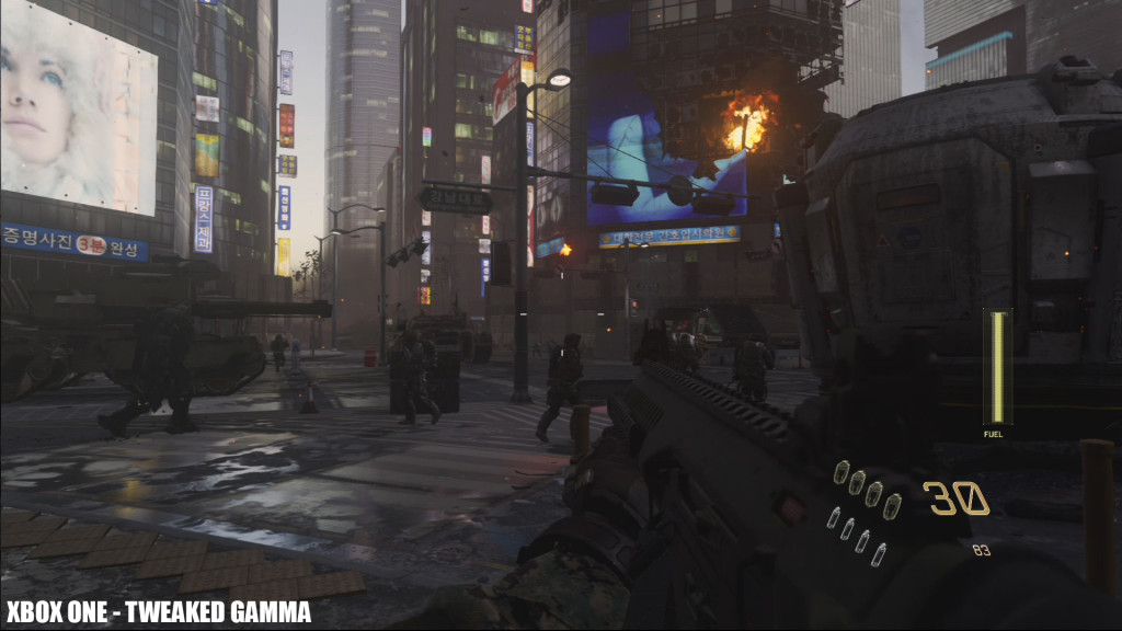 Call of Duty Advanced Warfare XBox One - Tweaked gamma