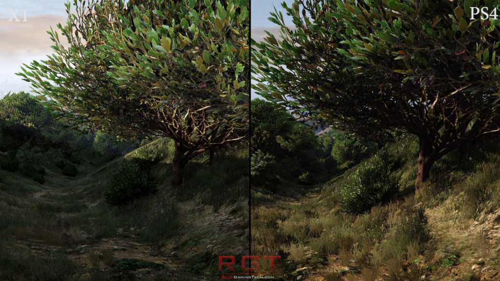 foliage-x1-vs-ps4-gta