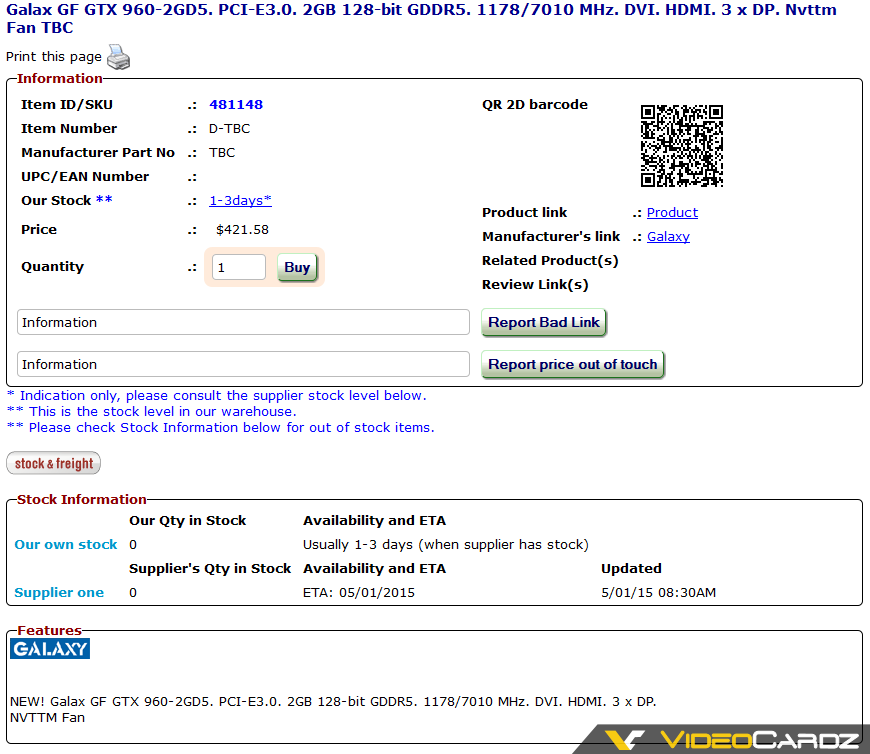 Nvidia-Galaxy-GF-GTX-960-2GD5